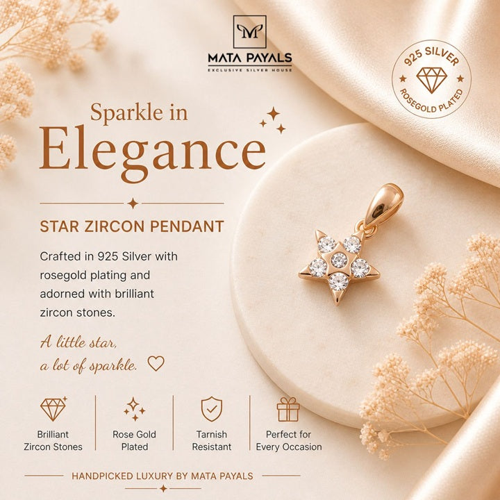 Star Zircon Pendant