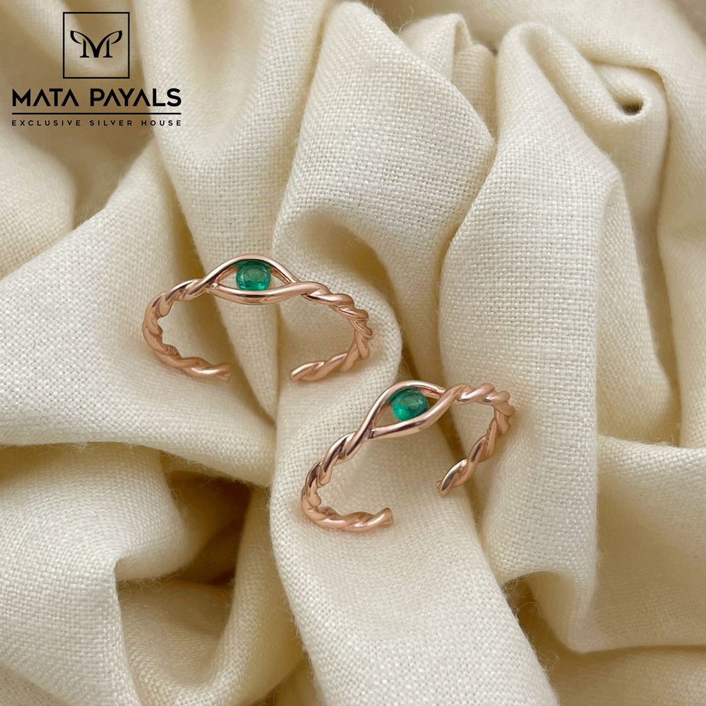 Elegant Zircon Toe Ring