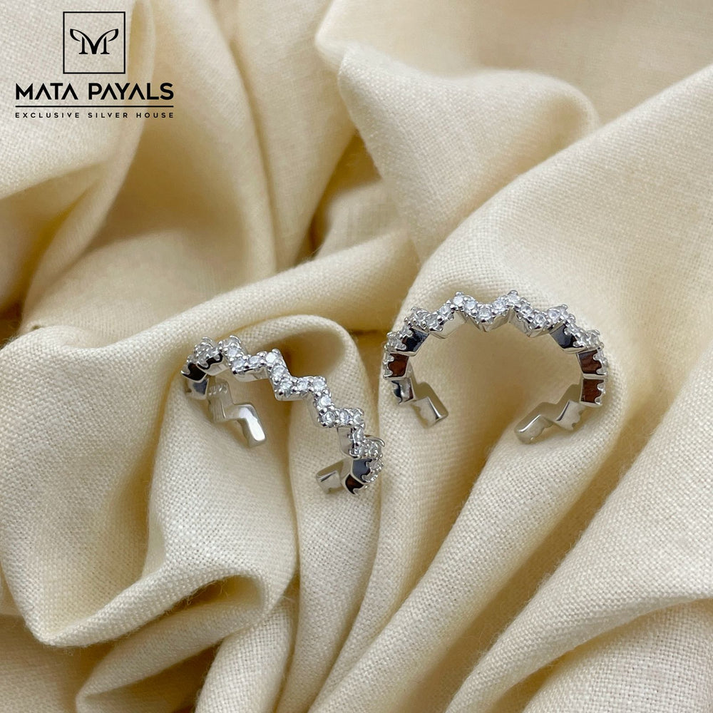 Shiny Zircon Toe Ring