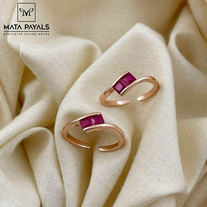Beautiful Zircon Toe Ring