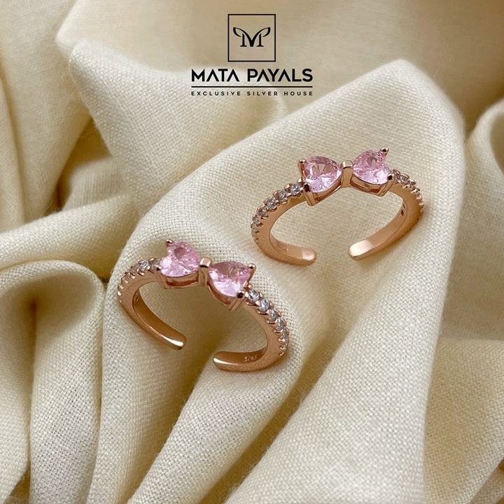 Sensational Rose Gold Toe Ring