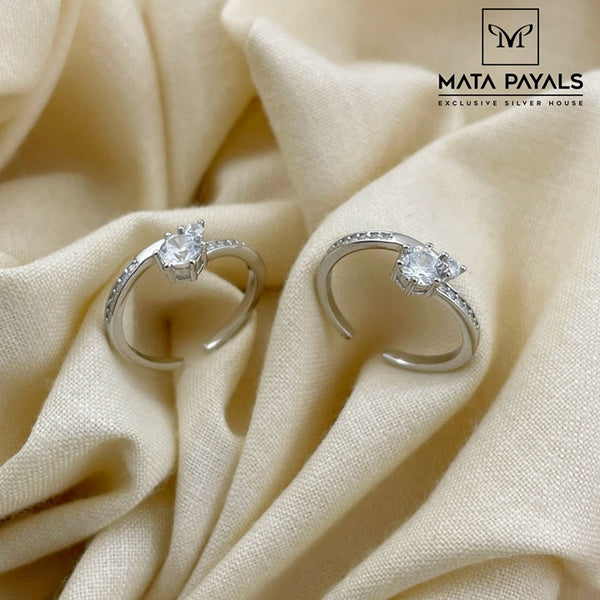 Fancy Zircon Toe Ring