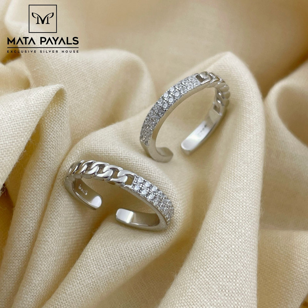 Pretty Rhodium Toe Ring