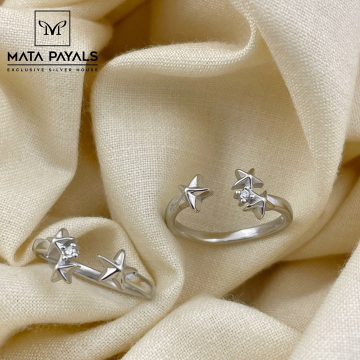 Classic Rhodium Toe Ring