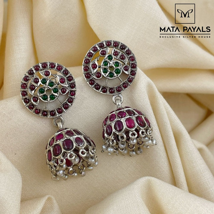 Ravishing Silver Jumka