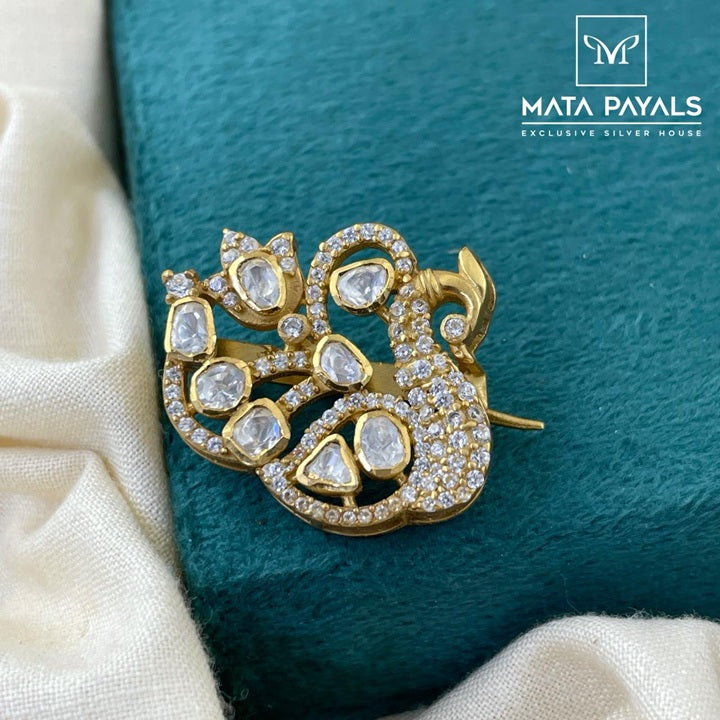 Birdy Gold Plated Brooch
