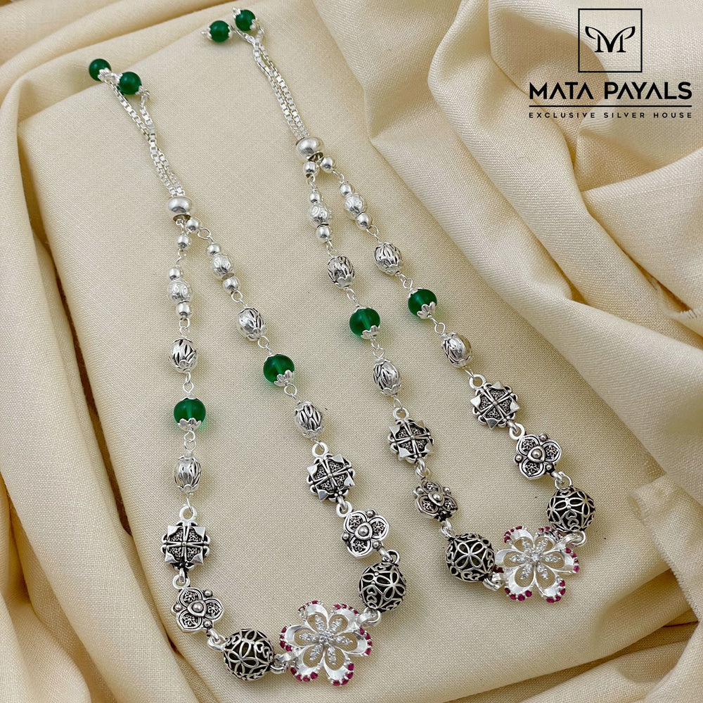 Mesmerizing Silver Anklet