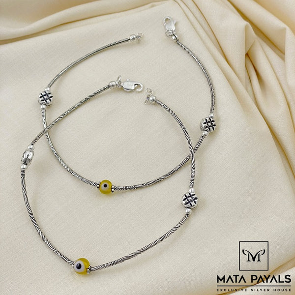 Cute Oxidised Anklet