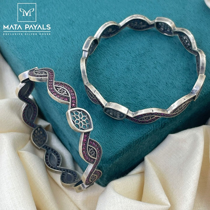 Pinkish Zircon Bangle