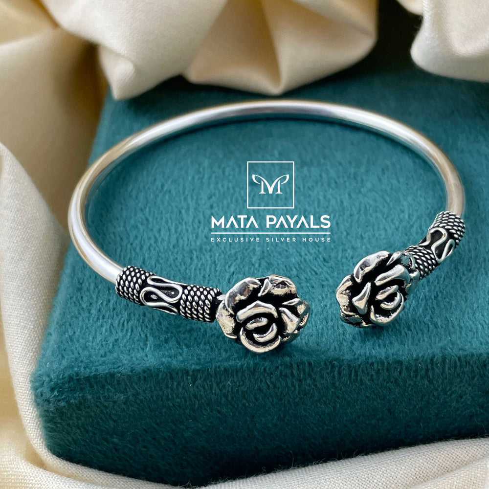 Rose Silver Kada