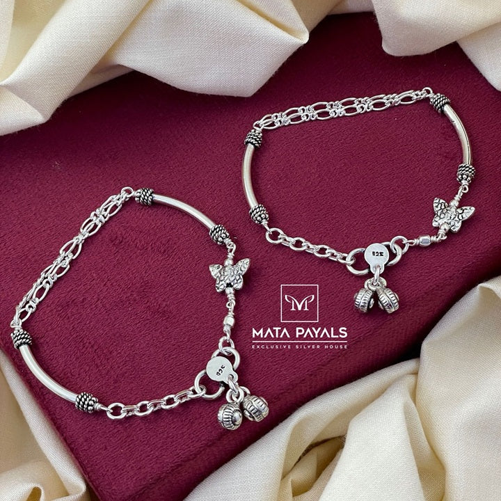 Oxidised Baby Anklet