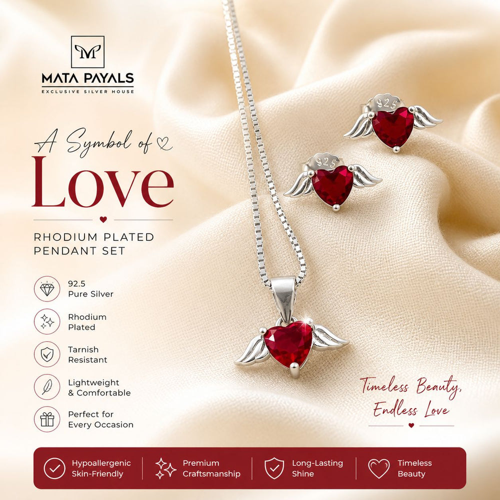 Classic Red Pendant set