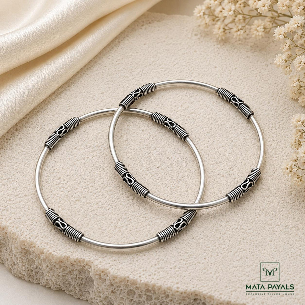 Oxidised Simple Bangle