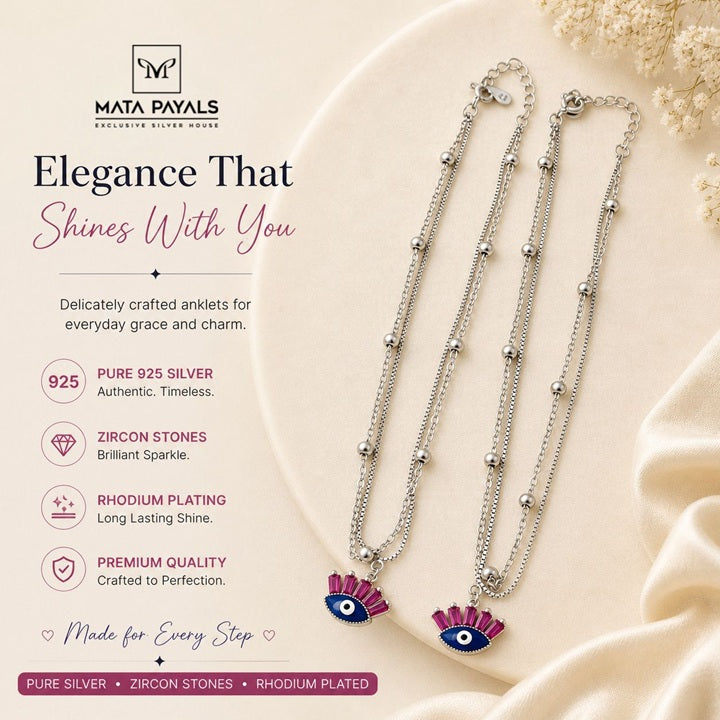 Sensational Evil Eye Anklet