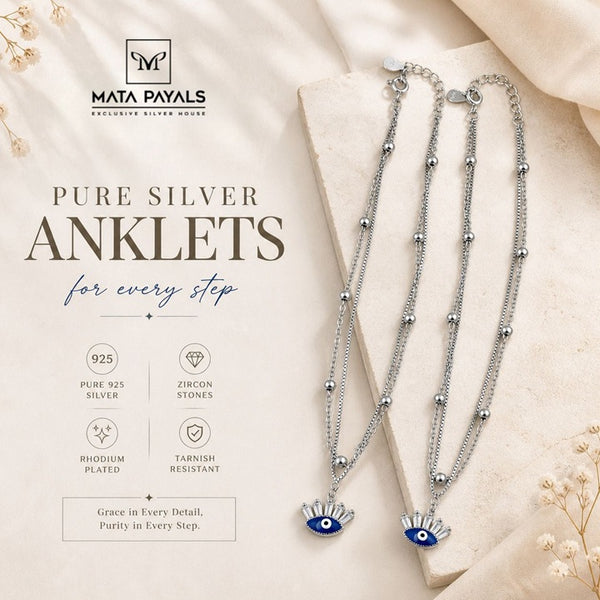Dazzling Evil Eye Anklet