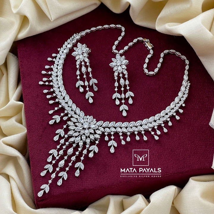Sparkling Zircon Necklace