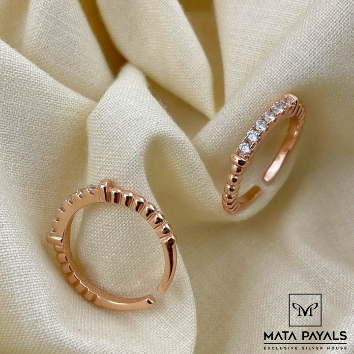 Trendy Zircon Toe Ring