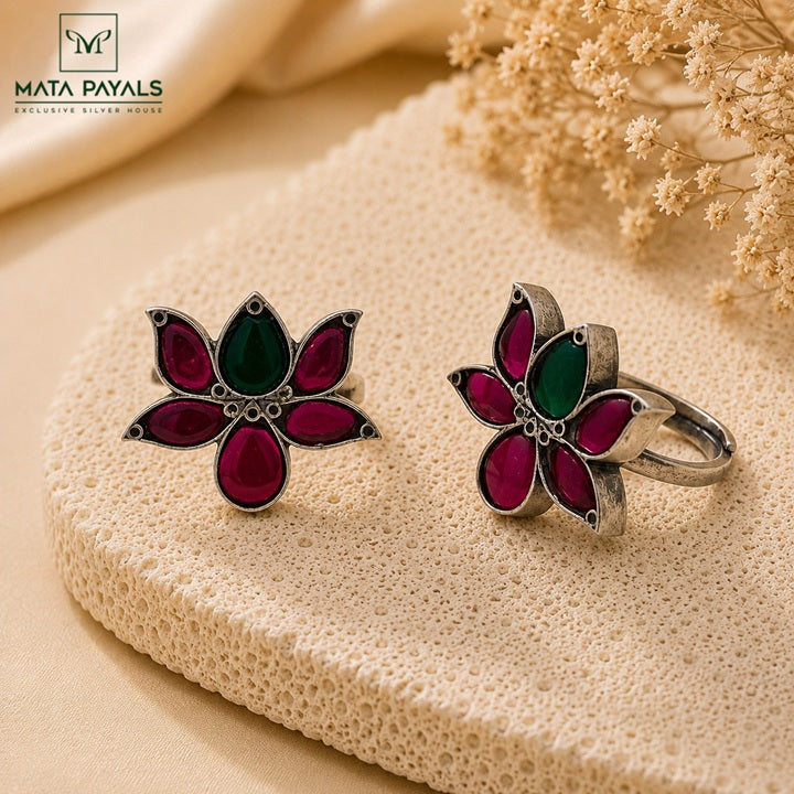 Fascinating Kundan Toe Rings