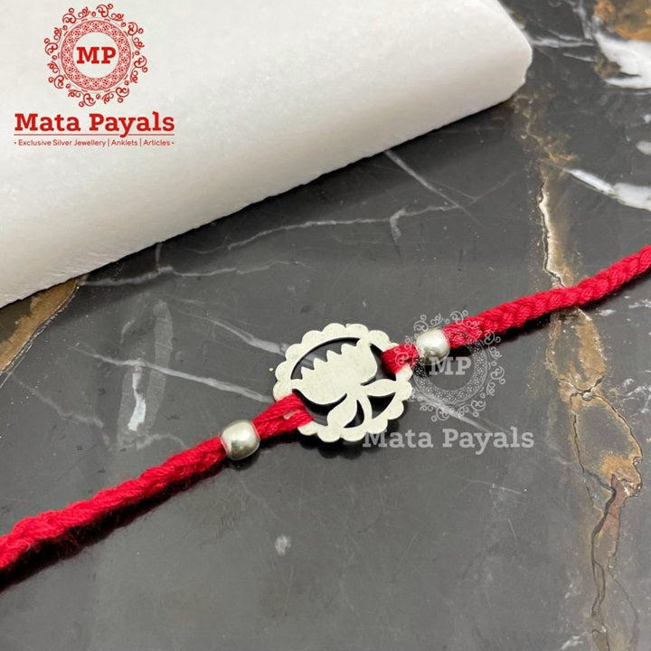 Blooming Lotus Thread Rakhi
