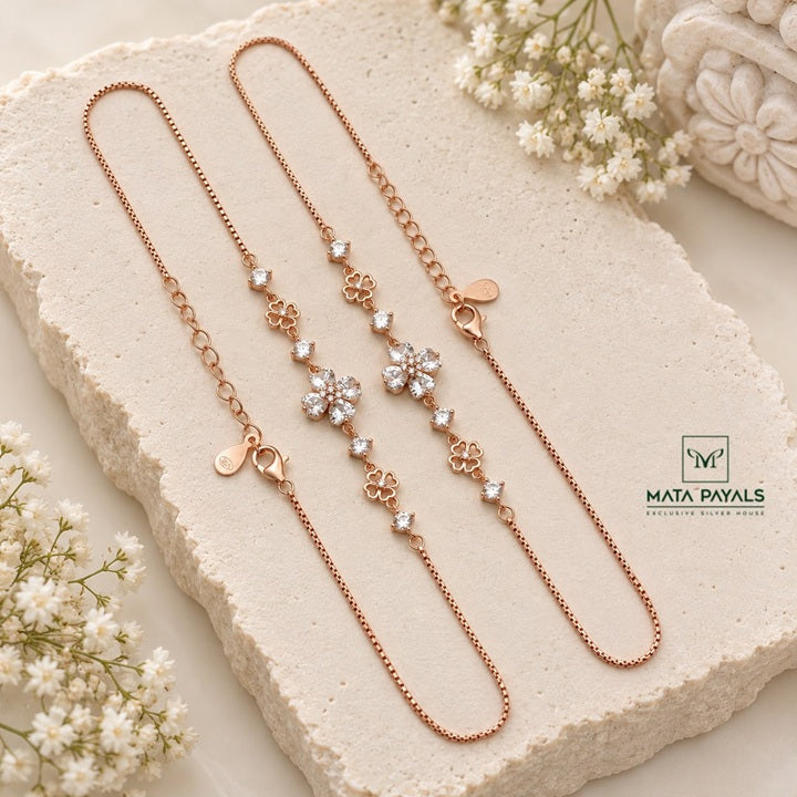 Zircon Rose Gold Payal