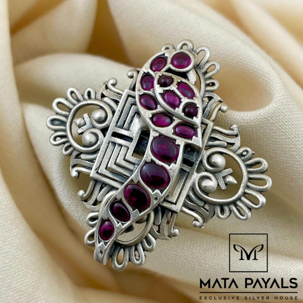 Finger Ring Peacock Design