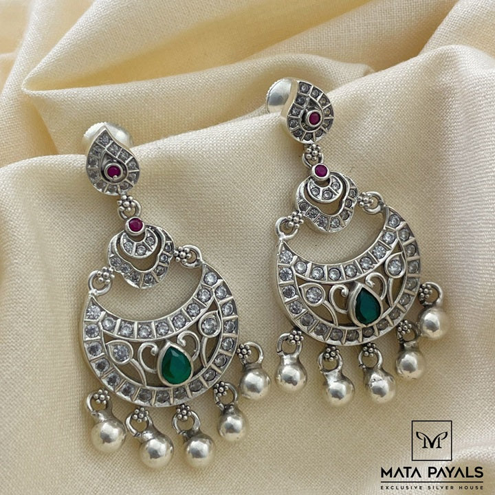 mesmerizing Oxidised Chandbali