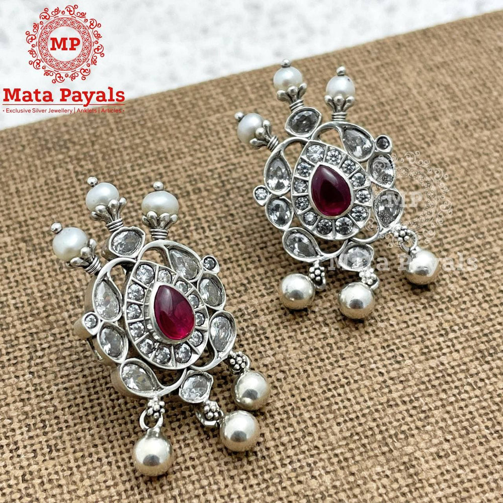 Groovy Zircon Silver Stud