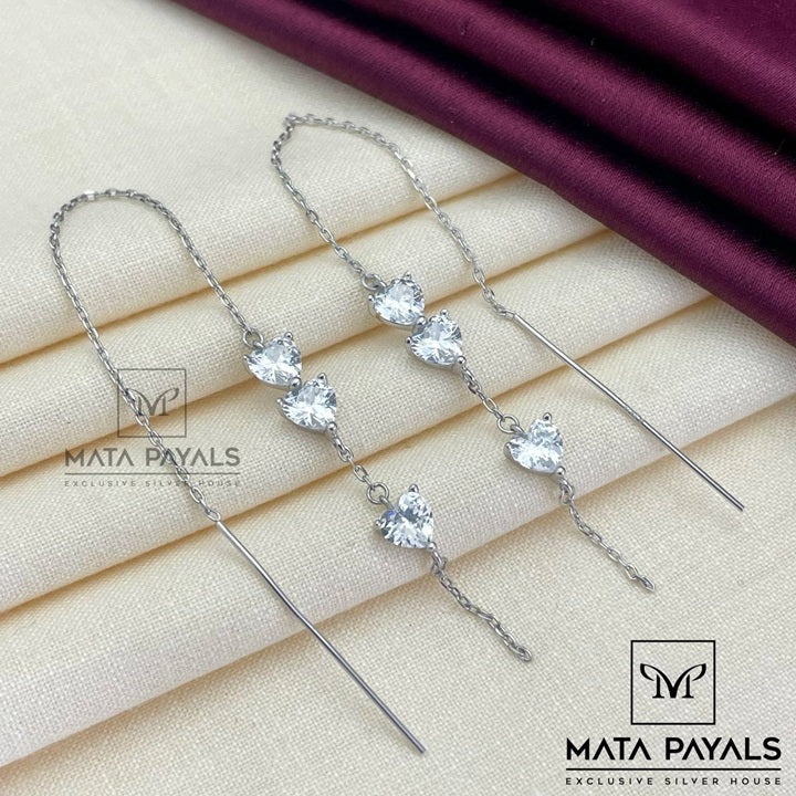 Heart Sui Dhaga Earring