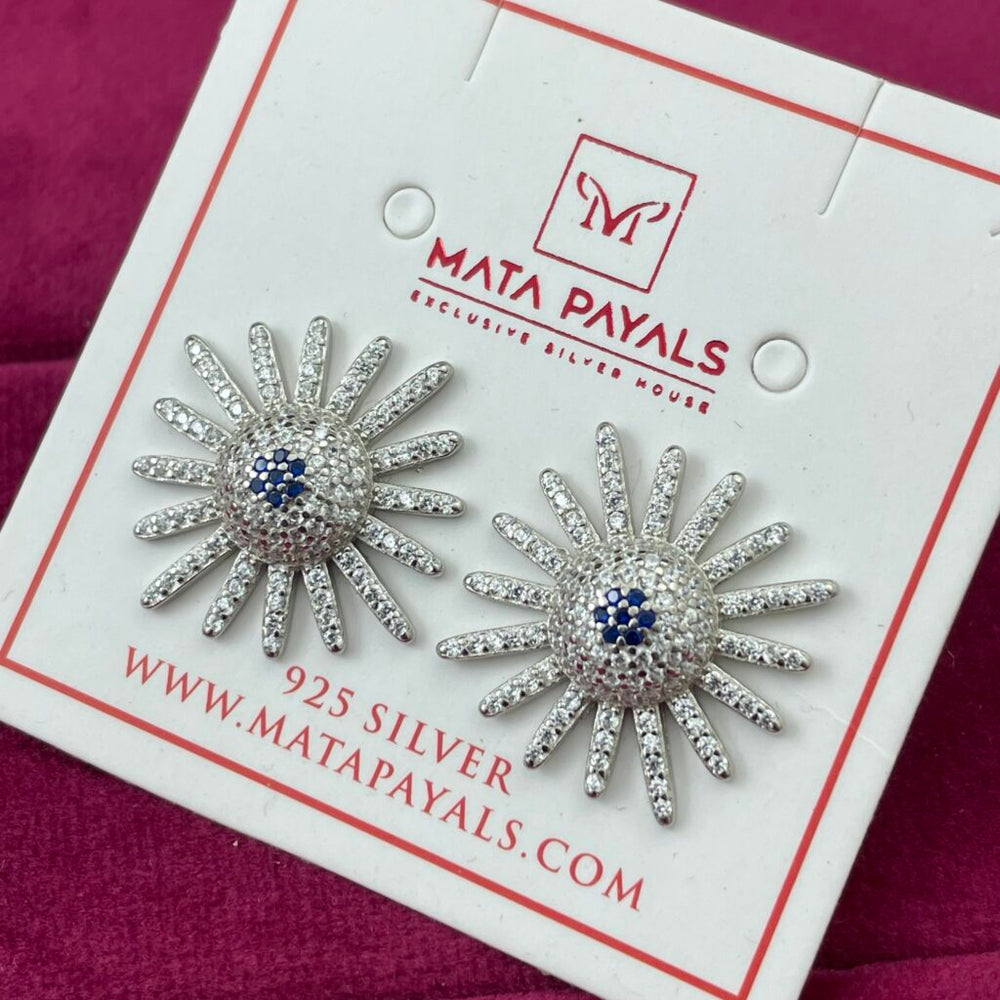 Sunflower Stud Blue
