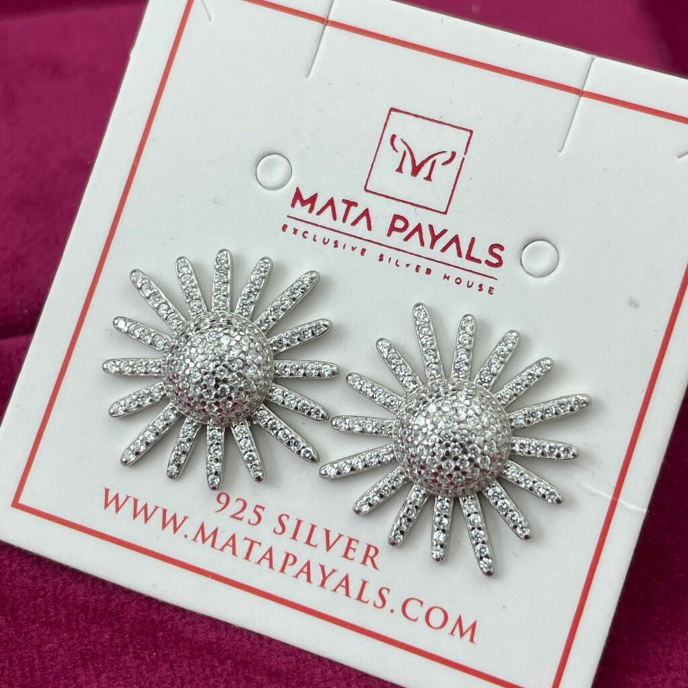Sunflower Zircon Stud