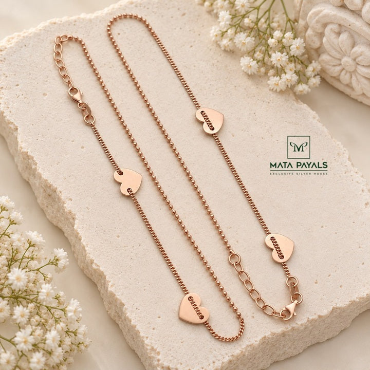 Beautiful Rose Gold Payal