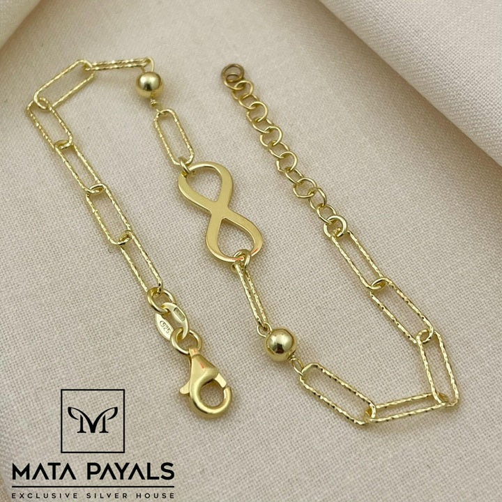 Infinity Gold Plated Bracelet