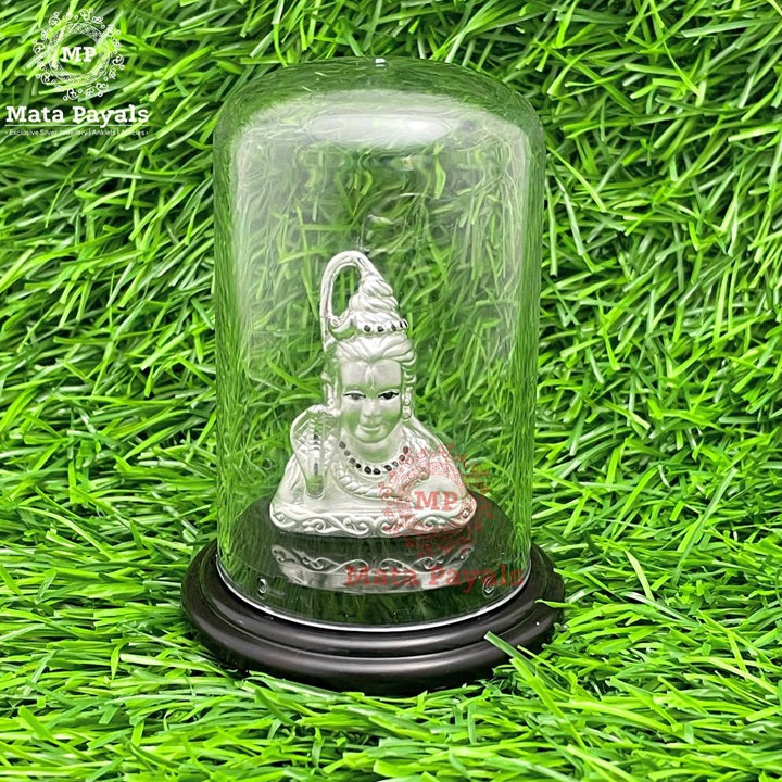 Mesmerizing Maha Dev Silver Idol