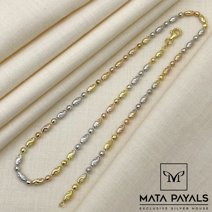 Oval N Round Beads Chain