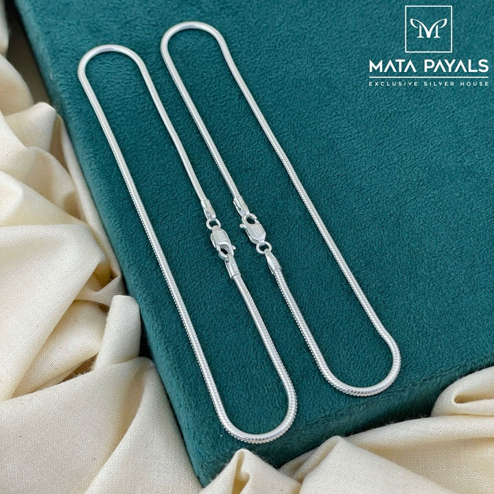 Best Plain Silver Payal