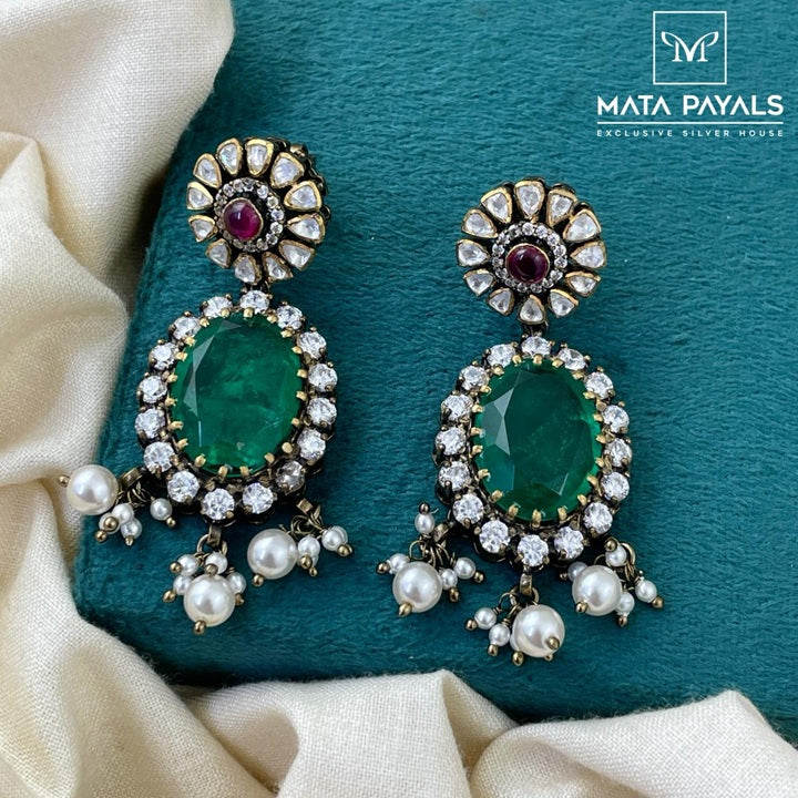 Imperial Moissanite Earrings