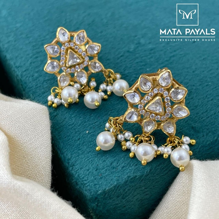 Elegant Gold Plated Stud