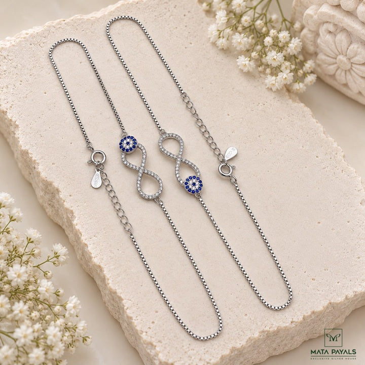 Infinity Evil Eye Zircon Payal