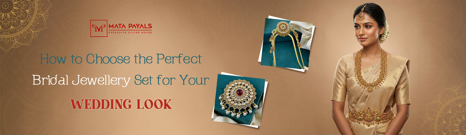 How to Choose the Perfect Bridal Jewellery Set for Your Wedding Look | Mata Payals