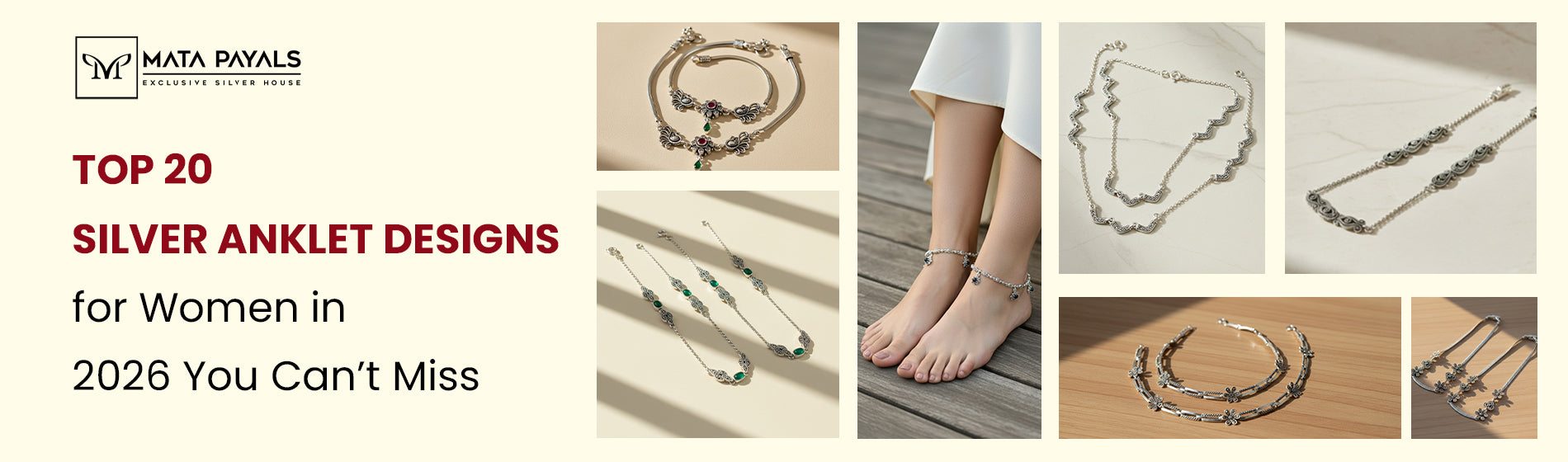 Top 20 Silver Anklet Designs for Women in 2026 You Can’t Miss