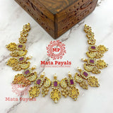 Glamorous Ram Darbar R&W Mayur Necklace