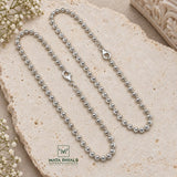 Plain Silver Anklet