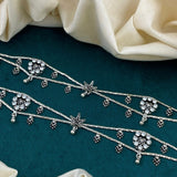 Charming Oxidised Anklet