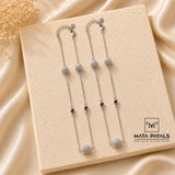 Classic Zircon Anklet