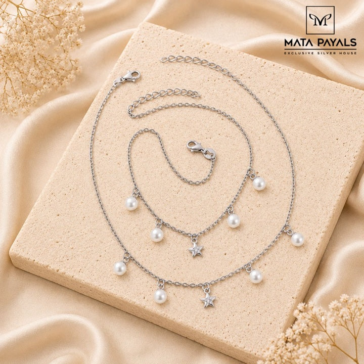 Fancy Pearl Anklet