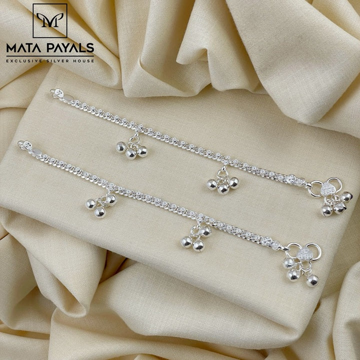 New Born Baby Kolusu Silver Payal For Baby Boy Baby Kolusu Newborn