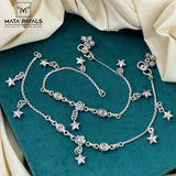 Gorgeous Oxidised Anklet