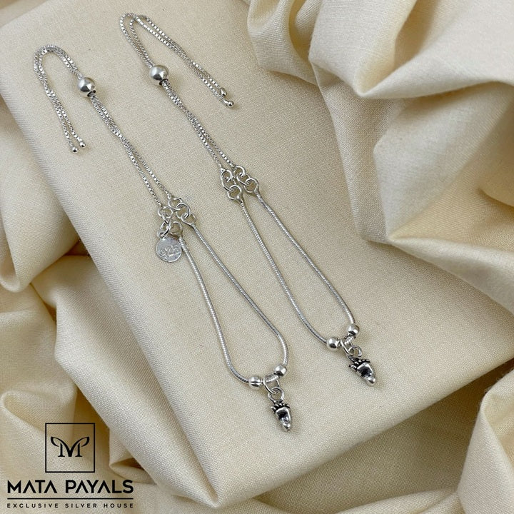 Unique Silver Anklet