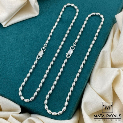 Graceful Silver Anklet