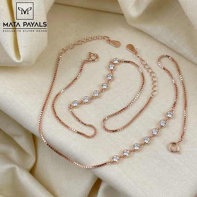 Charming Zircon Anklet